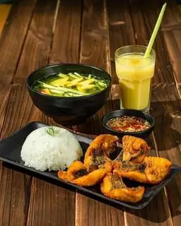 Hình ảnh Cơm cá chấm giòn