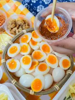 Comb 2 trứng lòng đào - 6.000 ₫ tại Bánh Tráng Thịt Bằm - Tân Khai