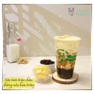 Hình ảnh Hồng trà sữa kem trứng