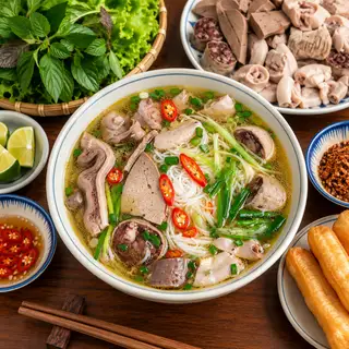 Hình ảnh Bún lòng thập cẩm