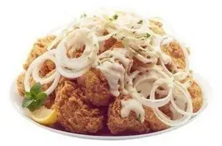 7 스노우 어니언 치킨 반마리 / Gà Rán Sốt Kem Hành Tây 1/2 con - 226.800 ₫ tại James Chicken - Trần Xuân Soạn