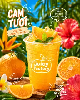 Hình ảnh Nước Cam Vắt cốc 700ml