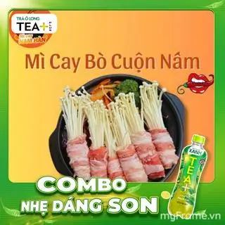 Combo Mì Cay bò Cuộn Nấm + Olong xanh - 100.000 ₫ tại Mì Cay Nam Hàn - Tokbokki - Đông Hưng Thuận 02