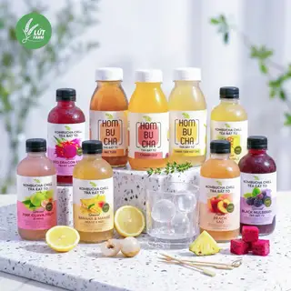 Hình ảnh trà kombucha Light 1 chai 250ml( me, chanh leo,chanh mật ong) khách ăn vị nào ghi chú 