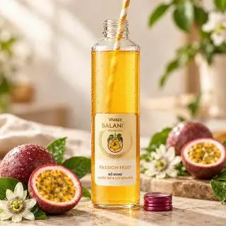 Hình ảnh Vivazz Balance - Nước trái cây có chất xơ và lợi khuẩn - vị Chanh dây - 330 ml
