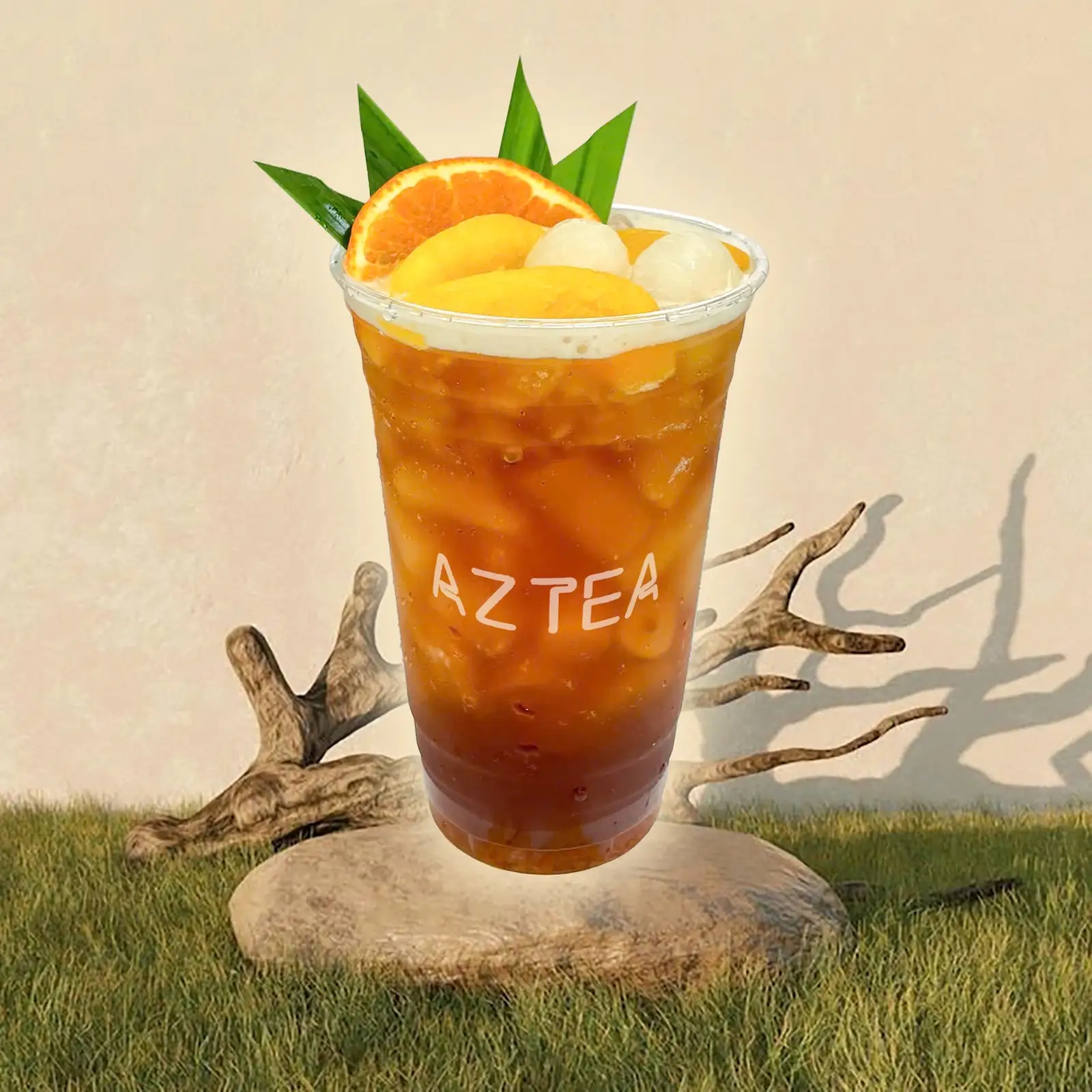 TRÀ ĐÀO( 2 Trái Nhãn + 3 Miếng Đào)-SIZE L - 34.000 ₫ tại AZ Tea - Trà Trái Cây - Nguyễn Thị Diệu