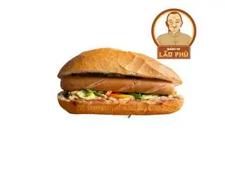 Hình ảnh Bánh mì xúc xích xông khói Patê bơ chà bông