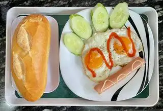 Hình ảnh Bánh mì ốp la