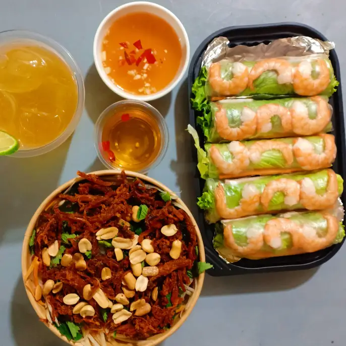 Hình ảnh Combo Sét 5 - Nộm Bò Khô