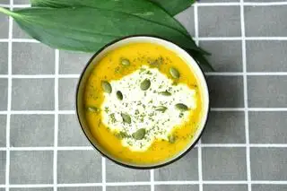 Soup kem bí đỏ - 85.000 ₫ tại QA Kitchen - Spaghetti - Pasteur