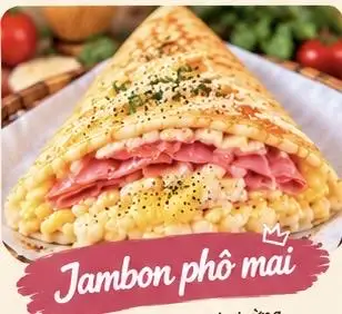 Hình ảnh Crepes JamBon Phô Mai