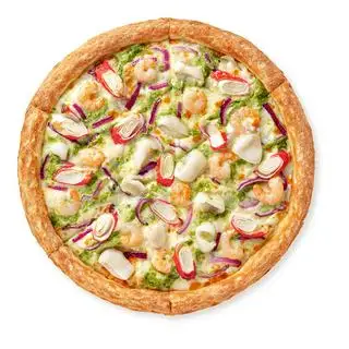 Hình ảnh Pizza Hải Sản Pesto/ Seafood Pesto - Size 17