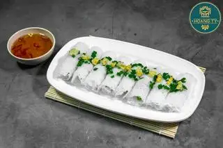 Hình ảnh Bánh hỏi tôm cháy cuộn heo quay da giòn Hoàng Ty