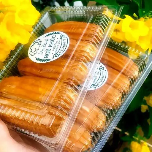 Set 2 hộp Bánh Su Kem Ngũ phúc - 53.000 ₫ tại Tiệm Bánh Ngũ Phúc - Bánh Mì Phô Mai Bơ Tỏi & Bông Lan Trứng Muối - Gò Công