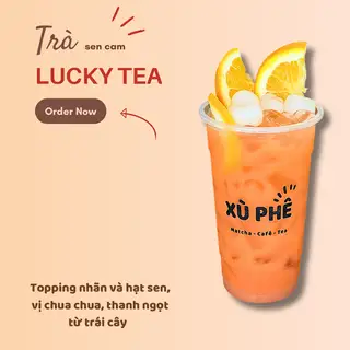 Hình ảnh Lucky tea ( Trà Sen Cam ) 