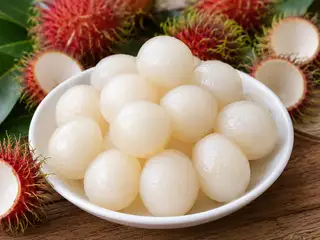 Hình ảnh Chôm chôm tách vỏ - Rambutan 350 gram