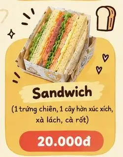 Hình ảnh Sandwich healthy