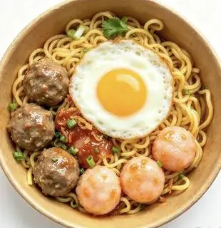 Hình ảnh Mì trộn ốp la