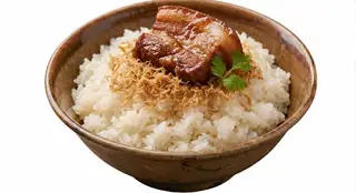 Hình ảnh Xôi trắng thịt kho