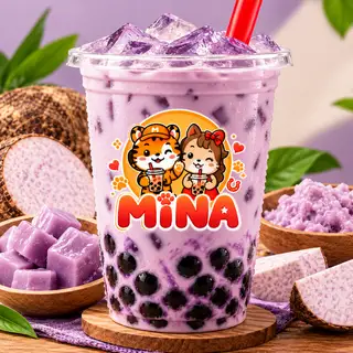 Hình ảnh Trà sữa khoai môn
