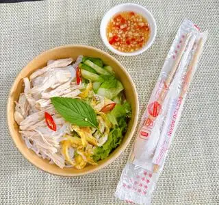 Hình ảnh Bún Nước Mắm Chua Ngọt Gà Xé 