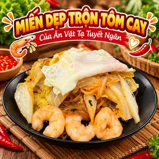 Hình ảnh Miến dẹp trộn TÔM NÕN