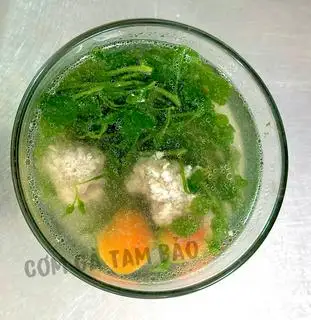 Canh xà lách xoong thịt viên - 22.000 ₫ tại Cơm Gà Tam Bảo - Hải Thượng Lãn Ông