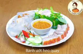 Hình ảnh Bánh ướt heo quay - đĩa nhỏ