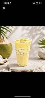 Hình ảnh ô long nhài kem trứng dừa nướng