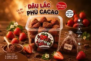 Dâu Phủ Cacao (Best Seller) - 67.000 ₫ tại Dâu Lắc Té Re - Nguyễn Thượng Hiền