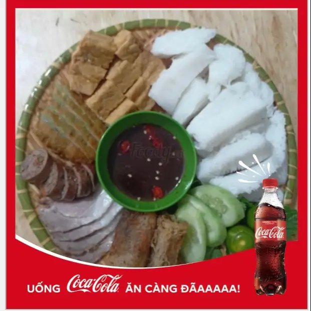 Hình ảnh Bún đậu đầy đủ+Coca
