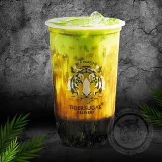 Hình ảnh Đường nâu matcha sữa