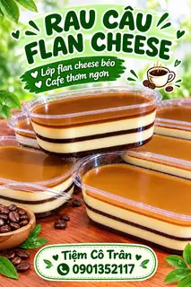 Hình ảnh RAU CÂU FLAN CHEESE-400g