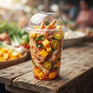 Hình ảnh Chân Gà Sốt Thái