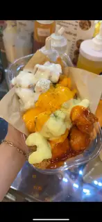 Hình ảnh Gà viên mix sốt Hàn - kem - phô mai - mù tạt