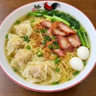 Hình ảnh Mì hoành thánh xá xíu nước
