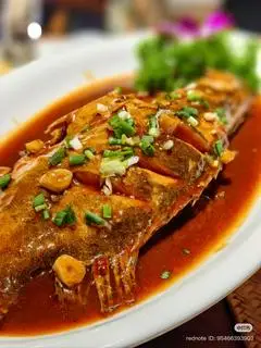 红烧臭鳜鱼- Cá quế ủ kho kiểu Hoa – Traditional Braised Fermented Mandarin Fish - 560.000 ₫ tại Ếch Wow - Cá Nướng & Ếch Nướng - Nguyễn Hữu Cảnh
