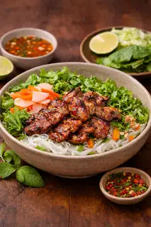 Bún thịt nướng - 55.000 ₫ tại Bún Chả Hà Nội, Bún Thịt Nướng & Súp Cua - Phạm Thế Hiển