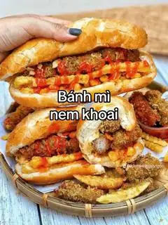 Hình ảnh Bánh mì nem khoai