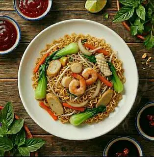 Mì xào hải sản size nhỏ - 59.000 ₫ tại Bún Thái Siêu Cay - Bún Thái, Cơm Chiên & Mì Xào - Lương Ngọc Quyến