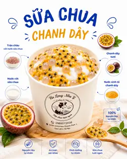 Hình ảnh sữa chua ăn chanh dây 