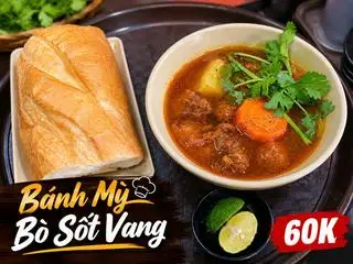 Hình ảnh Bánh mỳ bò sốt vang