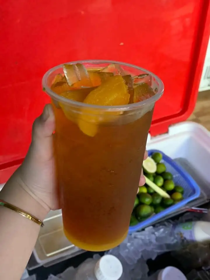 Trà Tắc Thái Đỏ Hạt Chia - 25.000 ₫ tại Lùn Tea 1 - Mì Trộn, Mì Cay & Ăn Vặt - Hoàng Xuân Nhị