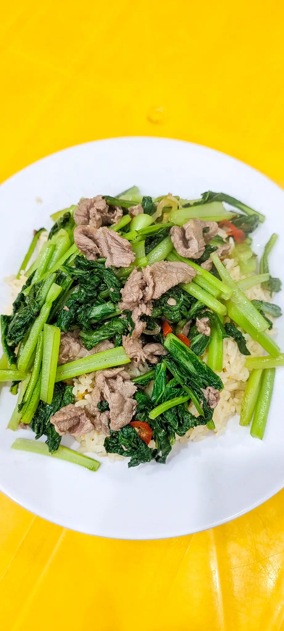 Hình ảnh Cơm rang cải bò cay