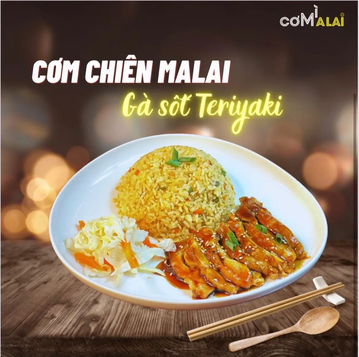 Cơm chiên Mã Lai - Gà sốt Teriyaki - 60.000 ₫ tại Burger House - Cơm Mì Mã Lai - Đặng Văn Ngữ