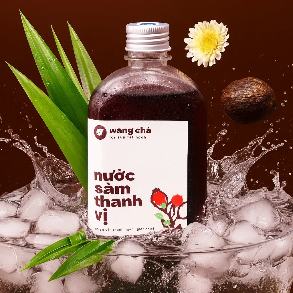 Nước Sâm Thanh Vị (chai) - 17.900 ₫ tại Bún Rất Ngon - Bún Nước Tương, Bún Nước Tương Chay & Bún Mắm Nêm - An Dương Vương