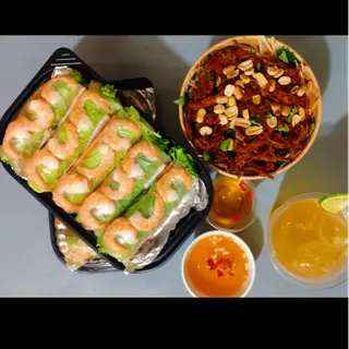 Hình ảnh Combo Sét 10 - Nộm Bò Khô