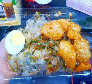 Hình ảnh Bánh tráng dẻo mỡ hành da heo