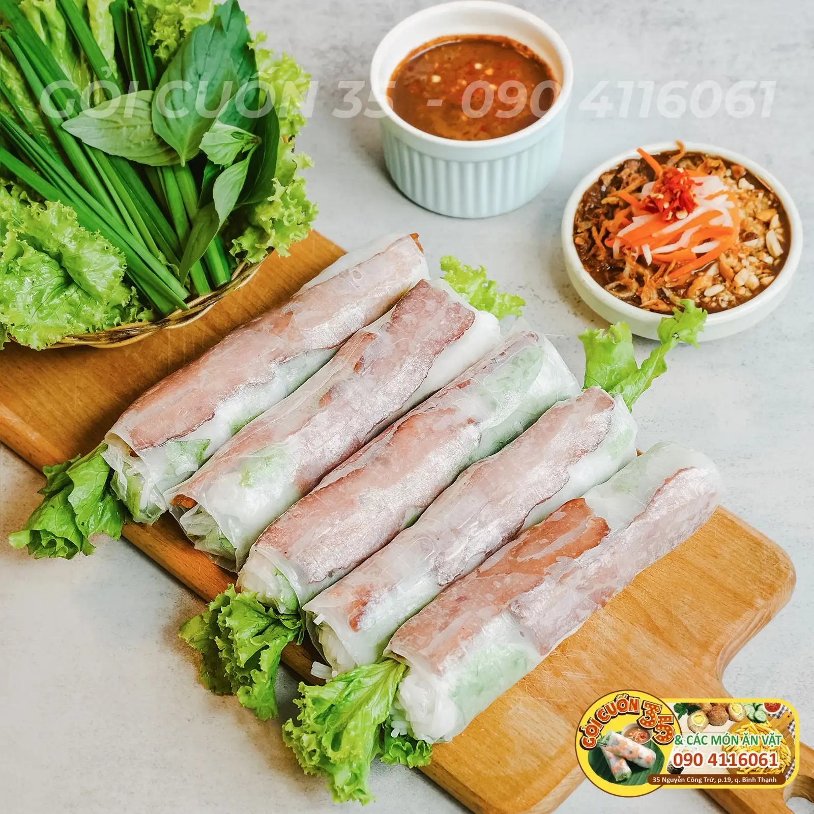 Combo 5 Gỏi cuốn nem nướng hấp dẫn - 75.000 ₫ tại Gỏi Cuốn 35 Ăn Vặt Trà Sữa - Nguyễn Công Trứ