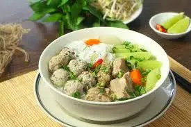 Hình ảnh Bún mọc dọc mùng